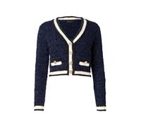GUESS Cardigan 'AOMORI' bleu marine / noir / blanc, Taille XL