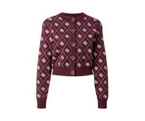 GUESS Cardigan 'SARAH' cyclamen / blanc, Taille XS