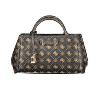 Sac à main femmes Guess CARRIE LOGO GRLFRND SATCHEL Marron Unique