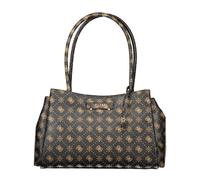 Guess - Carrie Logo Bag - Femme - Sacs - Brun - Taille: ONE Size