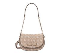 Guess - Carrie Shoulder Bag - Femme - Sacs - Brun - Taille: ONE Size
