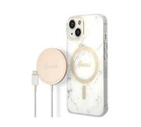 Guess Case Set Chargeur Magnétique Pour Iphone 14 15 13 6.1 Pour Magsafe