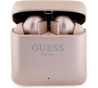 Guess Casque Bluetooth GUTWSSU20ALEGP TWS + station d'accueil or rose/or rose Logo imprimé