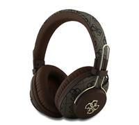 Guess Casque Bluetooth supra-auriculaire Metal 4G Logo ENC (marron)