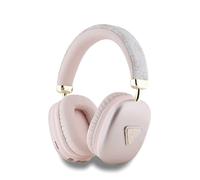 Guess Casque sans fil Triangle Logo Cuir PU 4g Rose