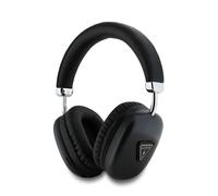 Guess Casque sans fil GUBHK1SATSK Cuir PU Saffiano Bluetooth 5.3 IPX4 Autonomie 32h Noir