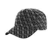 Guess - Casquette à Monogramme Strass Motif Diamant - Femme - Accessoires - Noir - Taille: ONE Size
