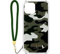Guess casquette pour iPhone 11 GUHCN61KSARKA étui rigide vert Camo Collection