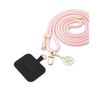 Guess CBDY Cord Nylon 4G Metal Charm - Sangle de téléphone universelle (rose)