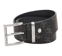 GUESS Ceinture anthracite gris pour homme - Vezzola Reversible And Adjustable Belt Dark Black 178102 90 cm