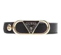 GUESS Ceinture avec logo, couleur noire, boucle dorée, style élégant, Noir , M