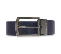 GUESS Ceinture bleu foncé en cuir pour homme - Adjustable & Reversible Belt H35 Blue Navy 335625 115 cm