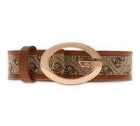 GUESS ceinture Camden Pant Belt H30 W105 Latte Logo/Cognac brun