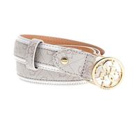 GUESS Ceinture crème blanc pour femme - Kerima Adjustable Pant Belt H30 Dove Logo 273596 85 cm