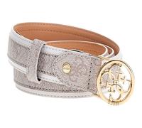 GUESS Ceinture crème blanc pour femme - Kerima Adjustable Pant Belt H30 Dove Logo 276742
