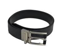 Guess - Ceinture en Cuir Réversible Noire - Homme - Accessoires - Noir - Taille: M