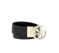 GUESS Ceinture gris foncé noir pour femme - Noelle Nolana Belt Coal Logo 268998 95 cm