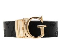 GUESS ceinture Jena Adjustable And Reversible Pant Belt W85 Black/Dark Taupe noir écru raccourcissable réversible