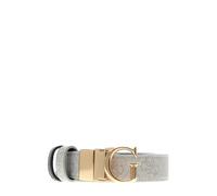GUESS Ceinture 'LEONA' marron / blanc, Taille 75