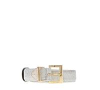 GUESS Ceinture 'NOELLE II' gris / blanc, Taille 95