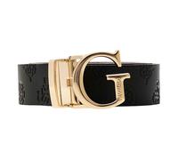 GUESS ceinture Jena Adjustable And Reversible Pant Belt W105 Black/Dark Taupe noir écru raccourcissable réversible