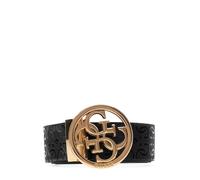 GUESS Ceinture 'Stacey' noir / blanc, Taille 85