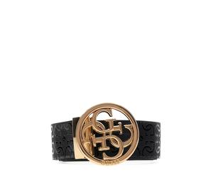 GUESS Ceinture 'Stacey' noir / blanc, Taille 85