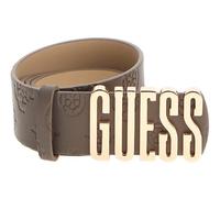 GUESS Ceinture taupe pour femme - Gerty Pant Belt Dark Taupe 291023 80 cm