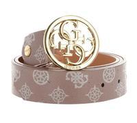 GUESS Ceinture vieux rose crème pour femme - Noelle Adjustable Pant Belt Light Rose Logo 239104 95 cm