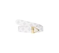 GUESS Ceinture White Logo BW9211P5130, Couleur : blanc Logo - Taille : L, Taille unique