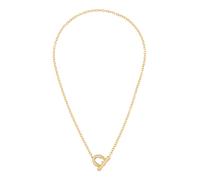 GUESS Chaîne '16" LINK PAVE' or / transparent, Taille One Size