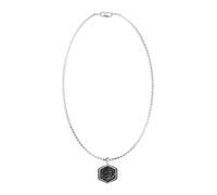 GUESS Chaîne noir / argent, Taille One Size