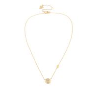 GUESS collier Sparks 16-18" Coin Necklace Yellow Gold doré