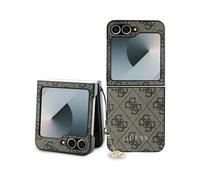 Guess Charm Pendentif - Samsung Galaxy Z Flip 6 cas brun