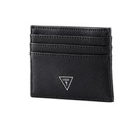 Guess Chartosa Card Case, Portefeuilles Homme, Noir, Taille Unique
