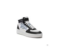 Guess Chaussures Femme Hautes VYVES Sneakers Blanc Noir Avec Logo 36 EU 36