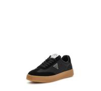 GUESS Chaussures homme Baskets Wiman en cuir noir U26GU03 FMTWIMLEA12, Noir , 46 EU