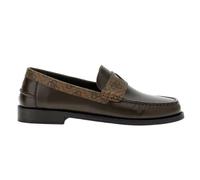 GUESS Chaussures Homme Mocassin Cuir Rossio FMPROSFAL14, Logo marron, 40 EU