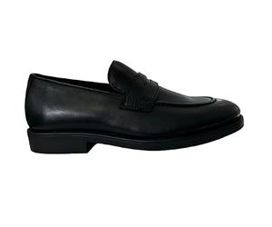 GUESS Chaussures mocassins Driftkin en cuir noir pour homme