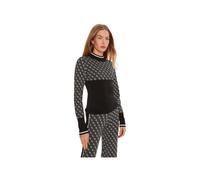 Guess - Cheminee 4G Sweater - Femme - Pulls - Noir - Taille: 36 FR