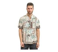 Guess - Chemise à Imprimé Tropical - Homme - Chemises - Multicolore - Taille: M