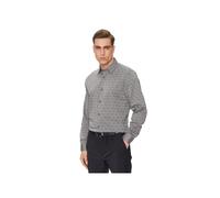Guess - Chemise Imprimée en Coton Modal - Homme - Chemises - Gris - Taille: S