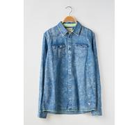 guess chemises garçon de couleur bleu