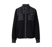 GUESS Chemisier 'Sandra' gris argenté / noir, Taille S