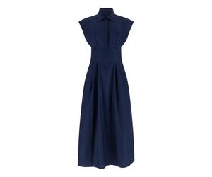 Guess - Cherry Longuette Dress - Femme - Robes - Bleu - Taille: 34 FR