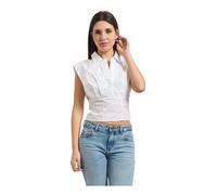 Guess - Cherry Top - Femme - Blouses et Chemises - Blanc - Taille: 42 FR