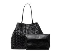 Guess - Cheryl Quilted Chevron Tote - Femme - Sacs - Noir - Taille: ONE Size