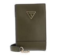 GUESS Chit Chat Phone Bag Olive