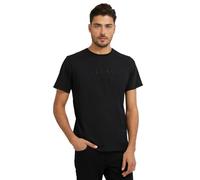 Guess Classic Short Sleeve Pima Embroidery Logo T-Shirts Tendance, Jblk Jet Black A996, L Hommes