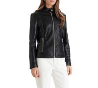 Guess - Claudine Biker Jacket - Femme - Vestes - Noir - Taille: 36 FR